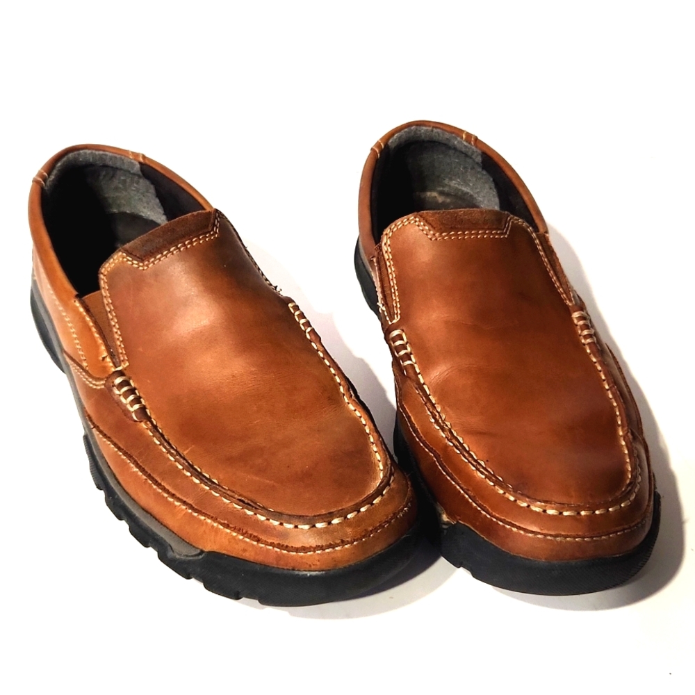 Florsheim 11733 Roster Moc Leather Slip On Men's Shoes Size 11M